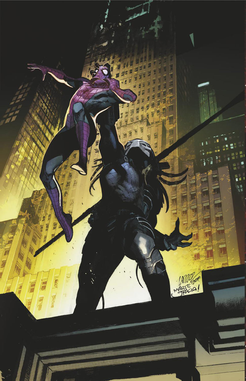 PREDATOR VS. SPIDER-MAN #1 PEPE LARRAZ RATIO VIRGIN 3RD PRINT VARIANT