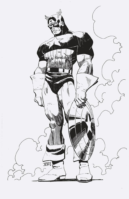 CAPTAIN AMERICA #1 JOHN ROMITA JR. RATIO VIRGIN 2ND PRINT VARIANT