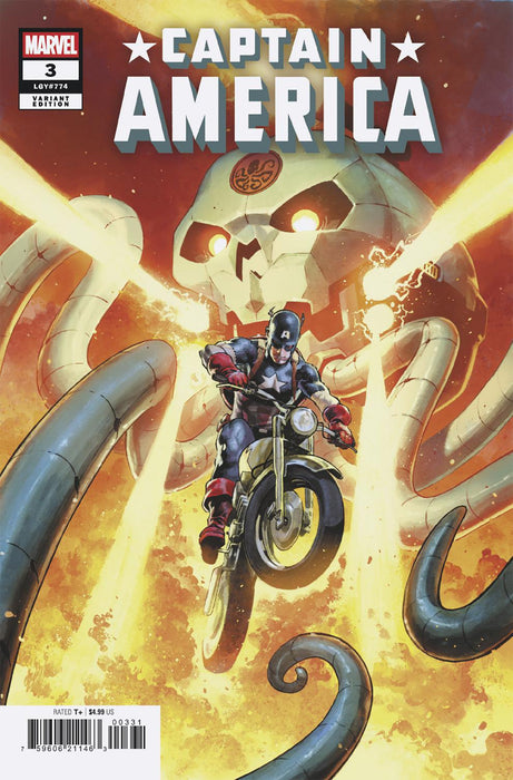 CAPTAIN AMERICA #3 JEROME OPENA VIRGIN VARIANT