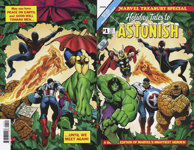 MARVEL HOLIDAY TALES TO ASTONISH #1 LEE GARBETT WRAPAROUND HOMAGE VAR