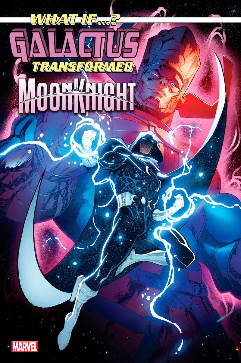 WHAT IF...? GALACTUS GALACTUS TRANSFORMED MOON KNIGHT? #1 IBAN COELLO VARIANT