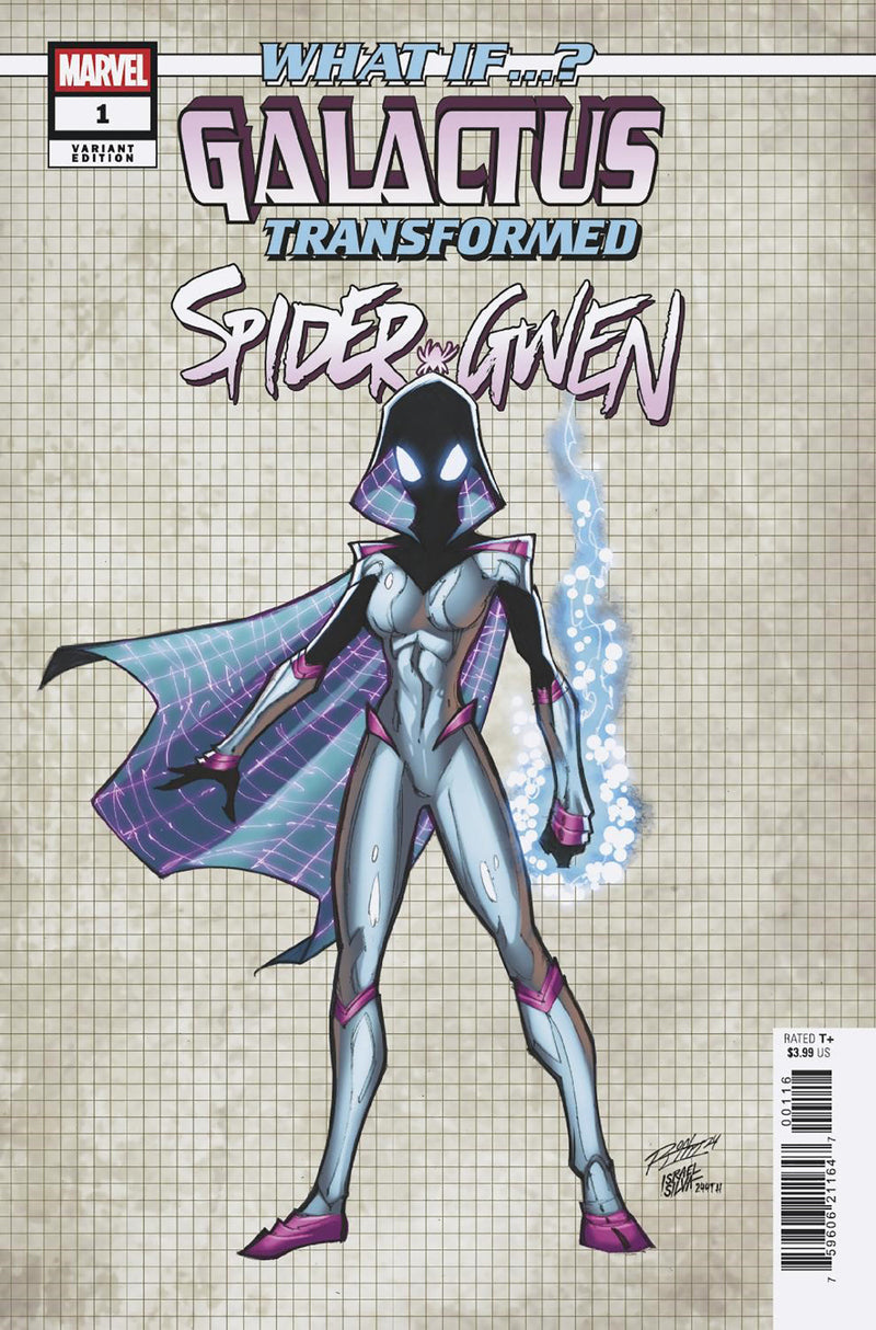 WHAT IF...? GALACTUS GALACTUS TRANSFORMED SPIDER-GWEN? #1 RON LIM DESIGN VARIAN T