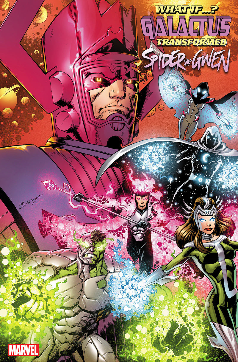 WHAT IF...? GALACTUS GALACTUS TRANSFORMED SPIDER-GWEN? #1 MARK BAGLEY VARIANT