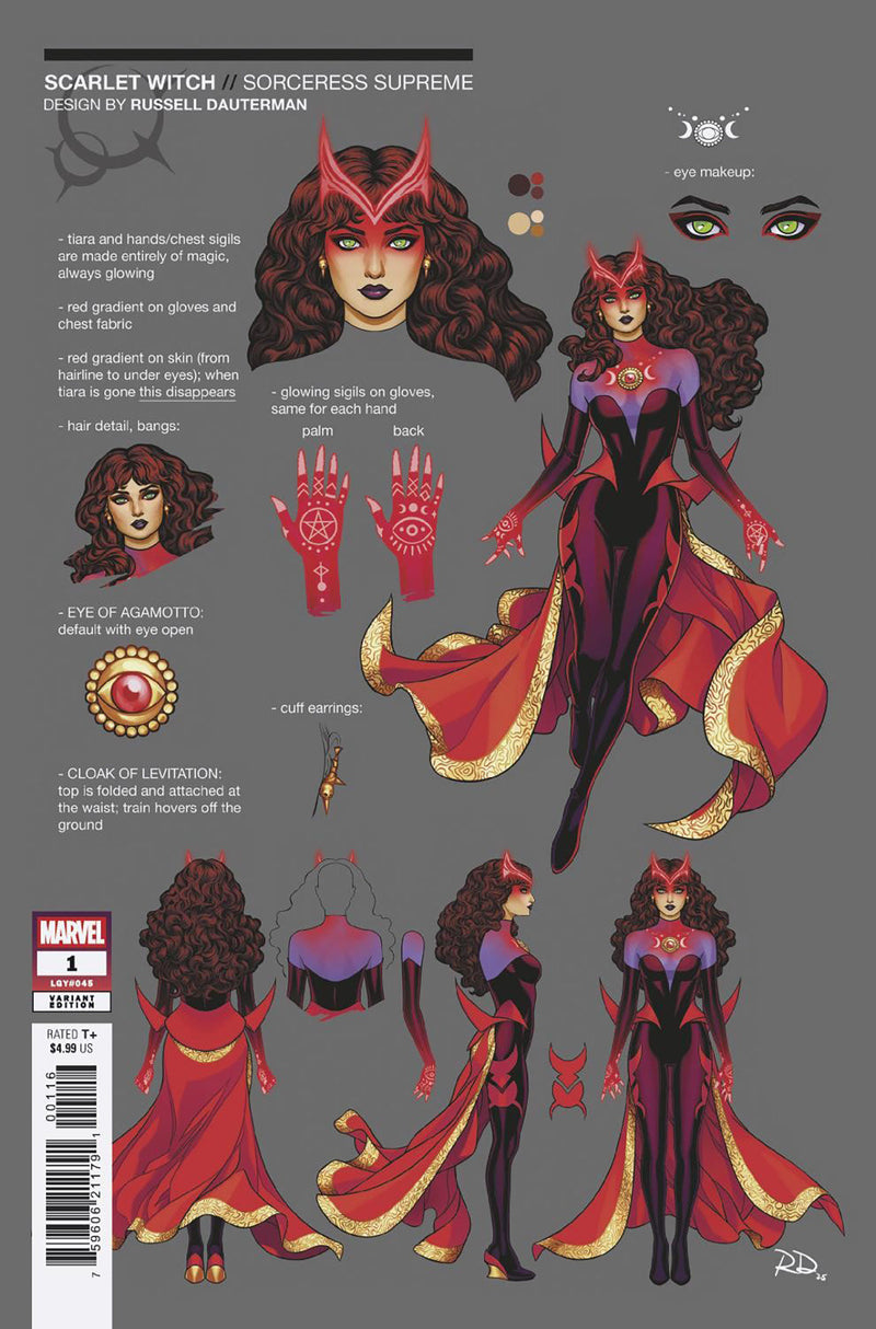SORCERER SUPREME #1 RUSSELL DAUTERMAN DESIGN VARIANT