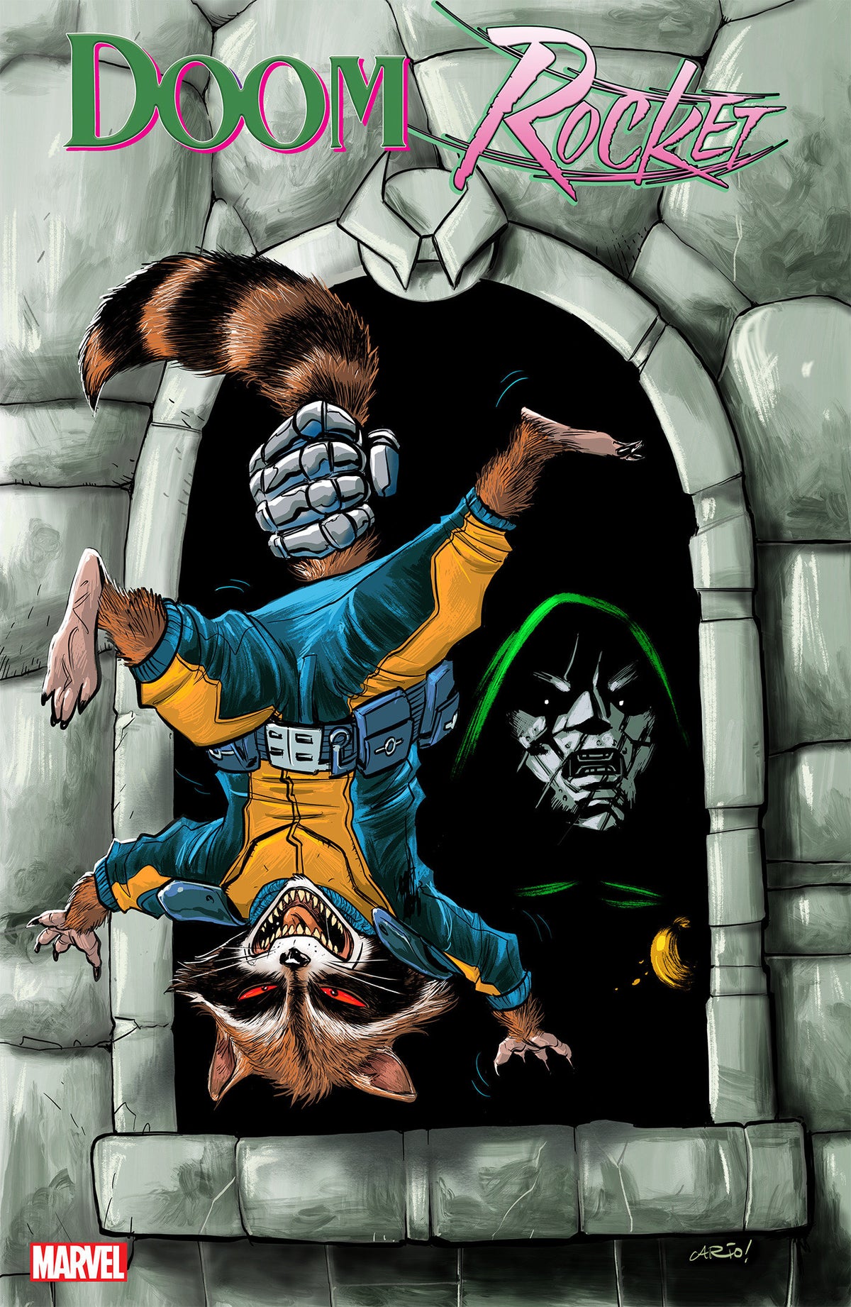 DOCTOR DOOM & ROCKET RACCOON #1 ARIO ANINDITO WINDOWSHADES VARIANT ...
