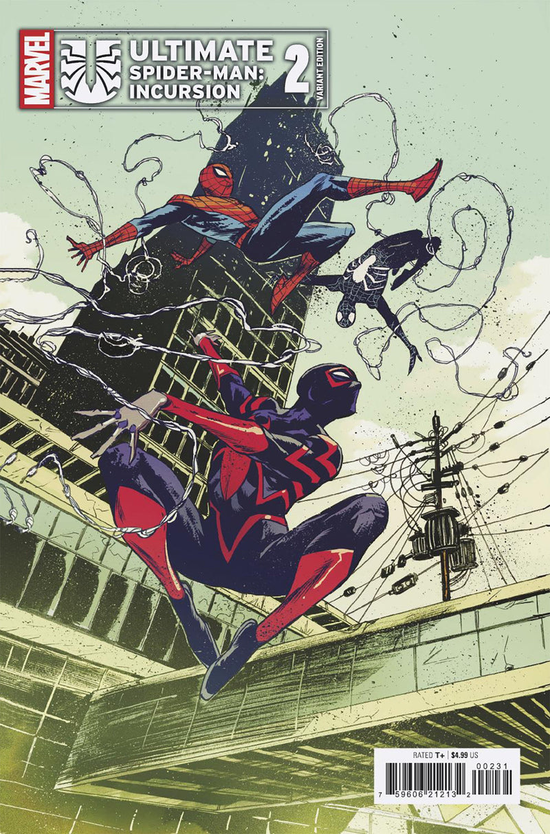 ULTIMATE SPIDER-MAN INCURSION #2 SANFORD GREENE VARIANT