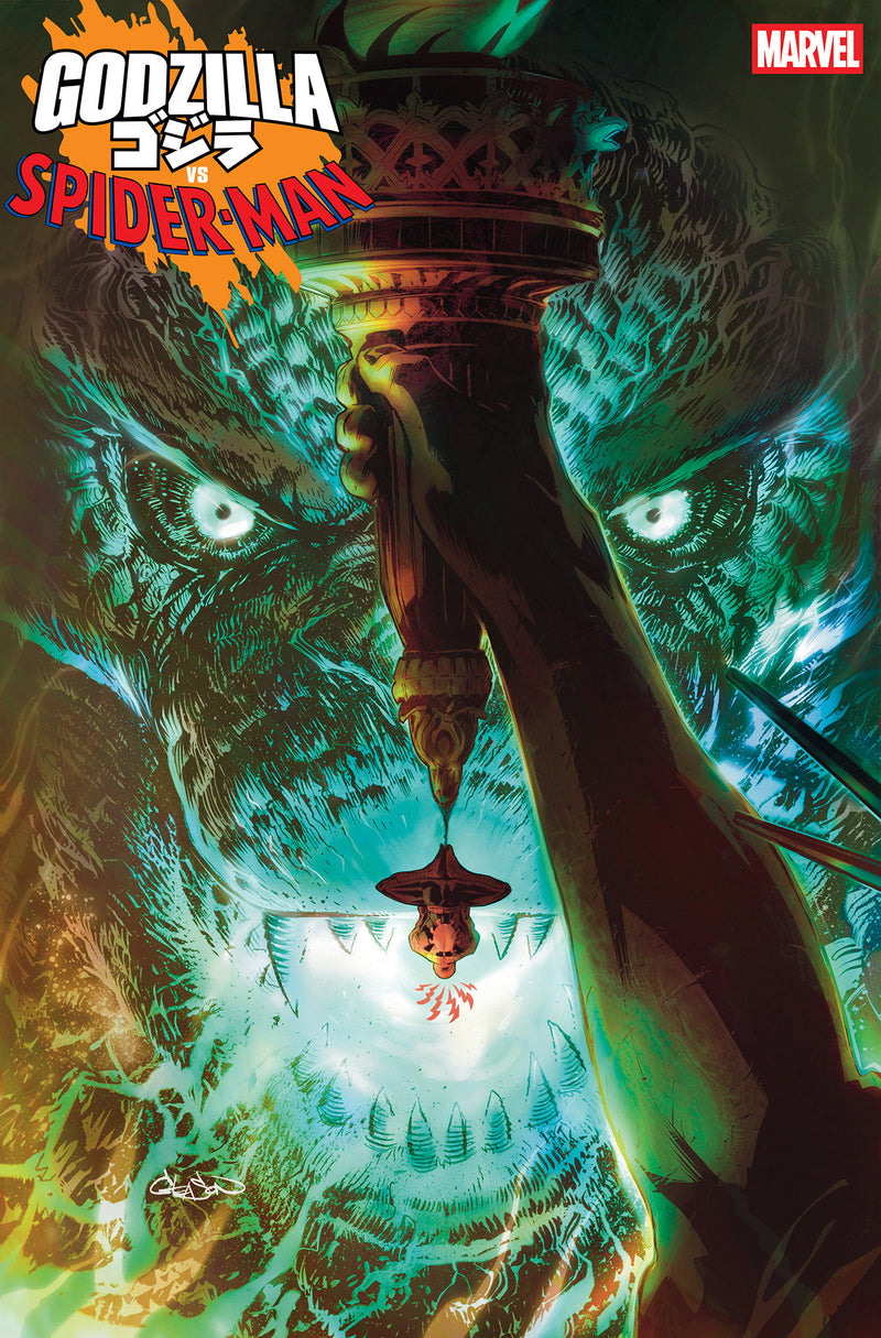 GODZILLA VS. SPIDER-MAN #1 PATRICK GLEASON FOIL VAR