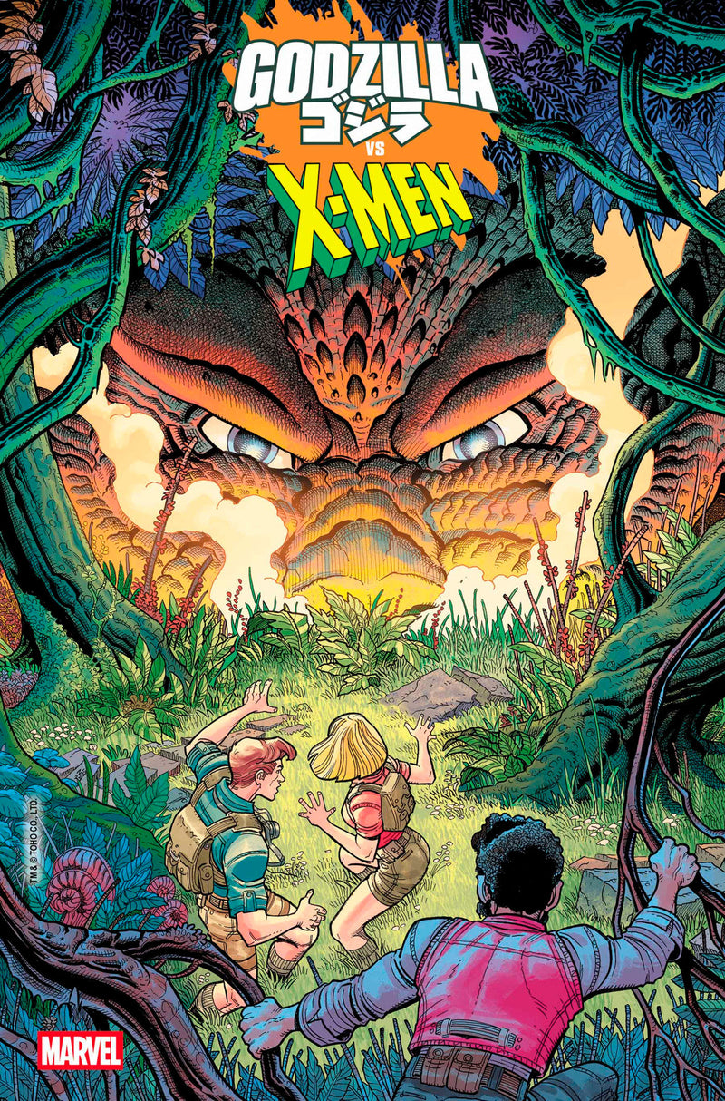 GODZILLA VS. X-MEN #1 NICK BRADSHAW MONSTER HOMAGE VAR