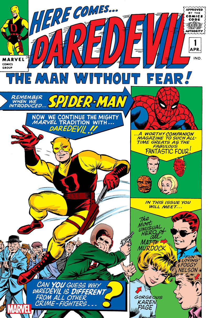 DAREDEVIL #1 FACSIMILE EDITION FOIL VAR VOL. 1