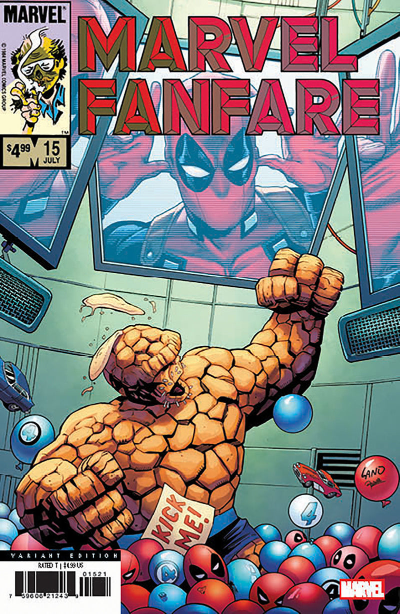 MARVEL FANFARE #15 FACSIMILE EDITION GREG LAND APRIL POOLS VAR