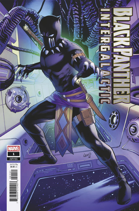 BLACK PANTHER INTERGALACTIC #1 GREG LAND BLACK PANTHER VARIANT