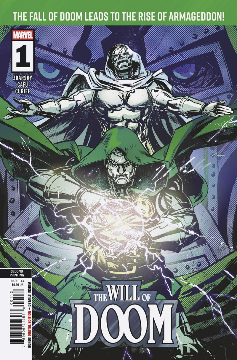 THE WILL OF DOOM #1 SANFORD GREENE 2ND PRINT VARIANT