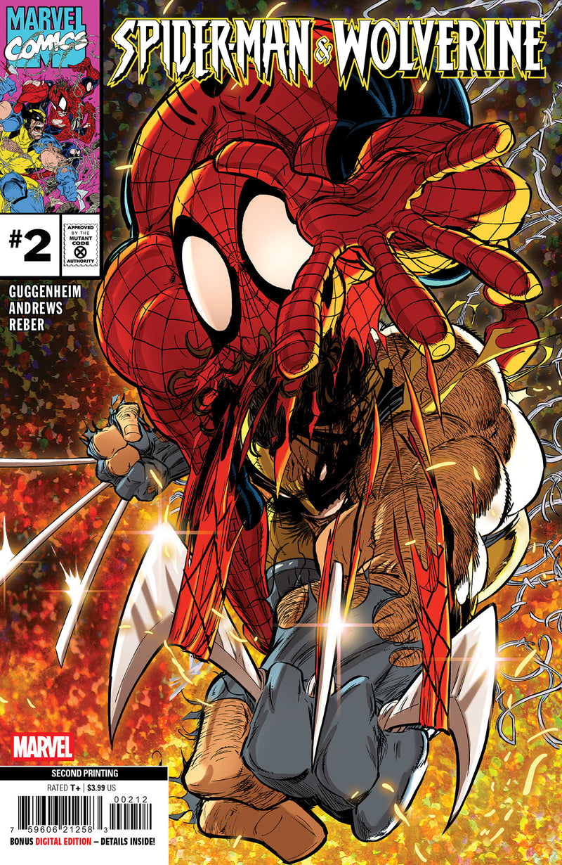 スパイダーマン＆ウルヴァリン #2 カーレ・アンドリュース 2NDプリント バリアント