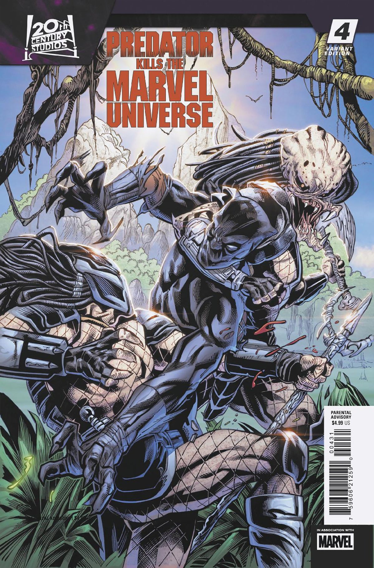 PREDATOR KILLS THE MARVEL UNIVERSE #4 CHRIS CAMPANA VARIANT ...