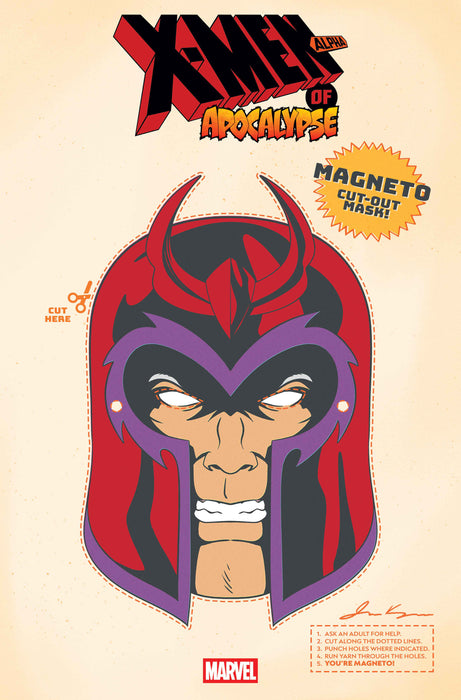 X-MEN OF APOCALYPSE ALPHA #1 RETRO HALLOWEEN MASK VARIANT