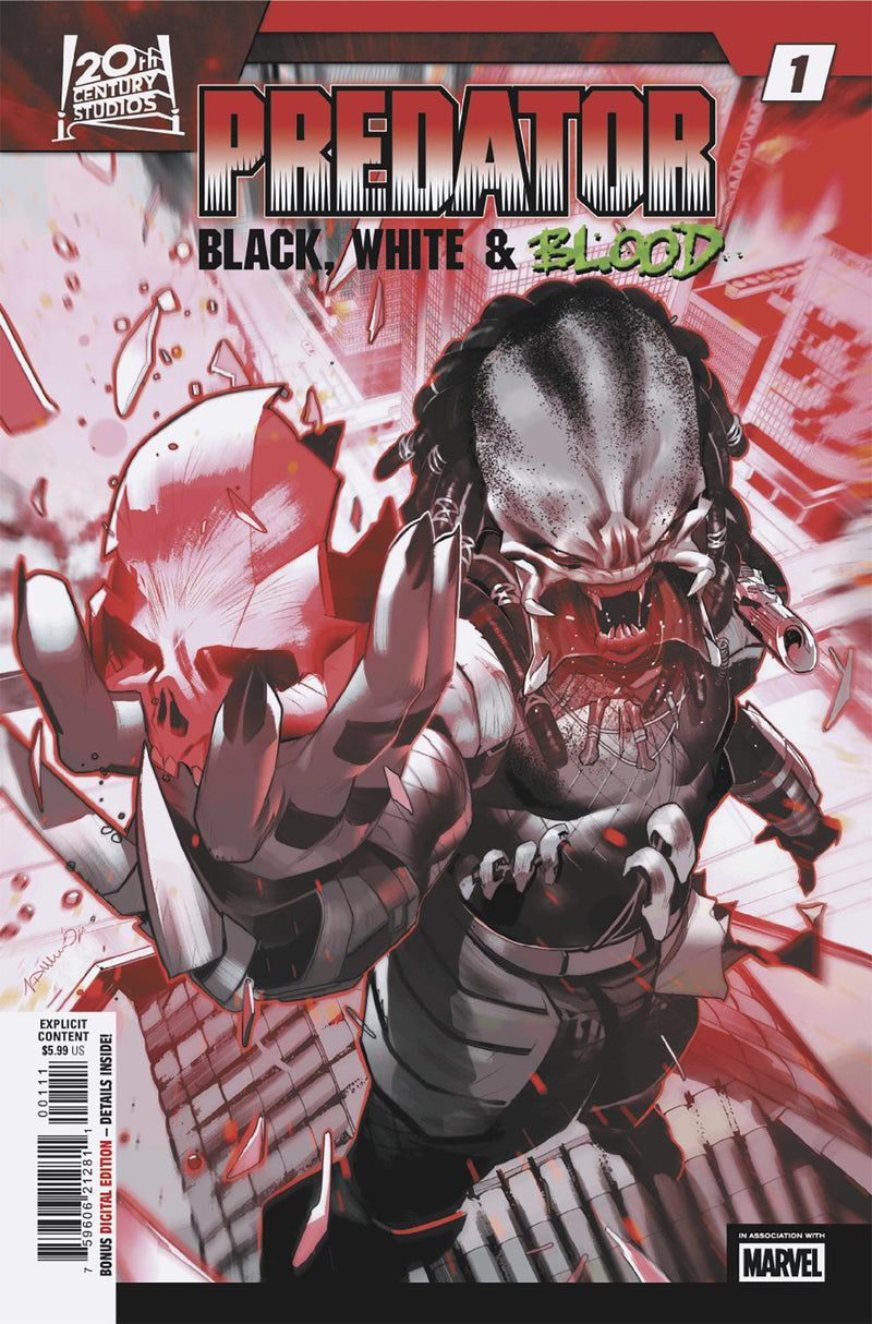 PREDATOR BLACK, WHITE & BLOOD #1