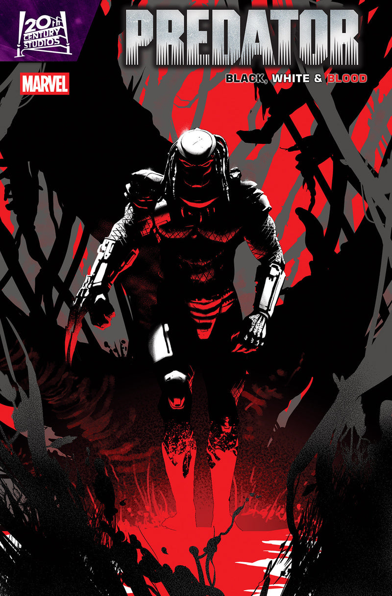 PREDATOR BLACK, WHITE & BLOOD #3 PETE WOODS VARIANT