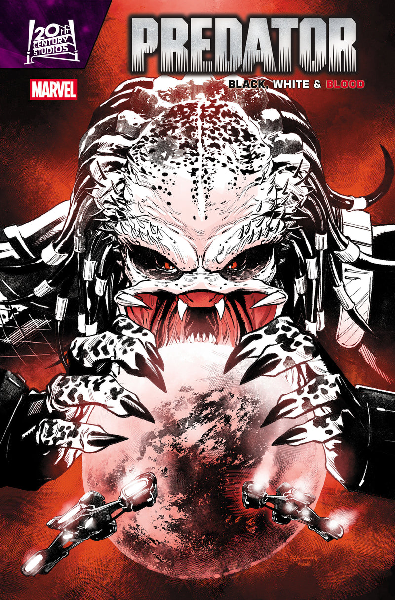 PREDATOR BLACK, WHITE & BLOOD #4 STEPHEN SEGOVIA VARIANT