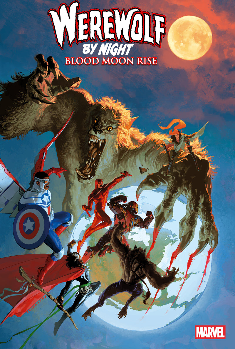 WEREWOLF BY NIGHT BLOOD MOON RISE #1 JOSEMARIA CASANOVAS VARIANT