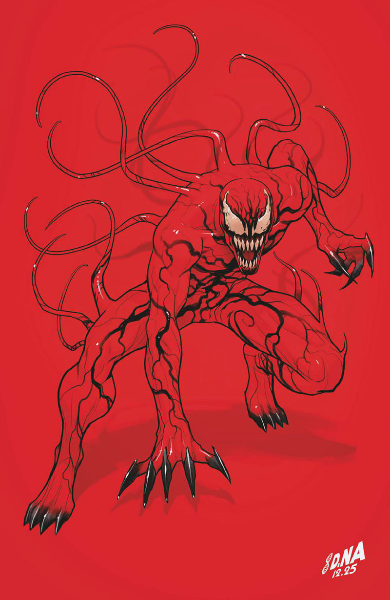 VENOM #254 DAVID NAKAYAMA COLOR BLOCK RED VIRGIN VARIANT