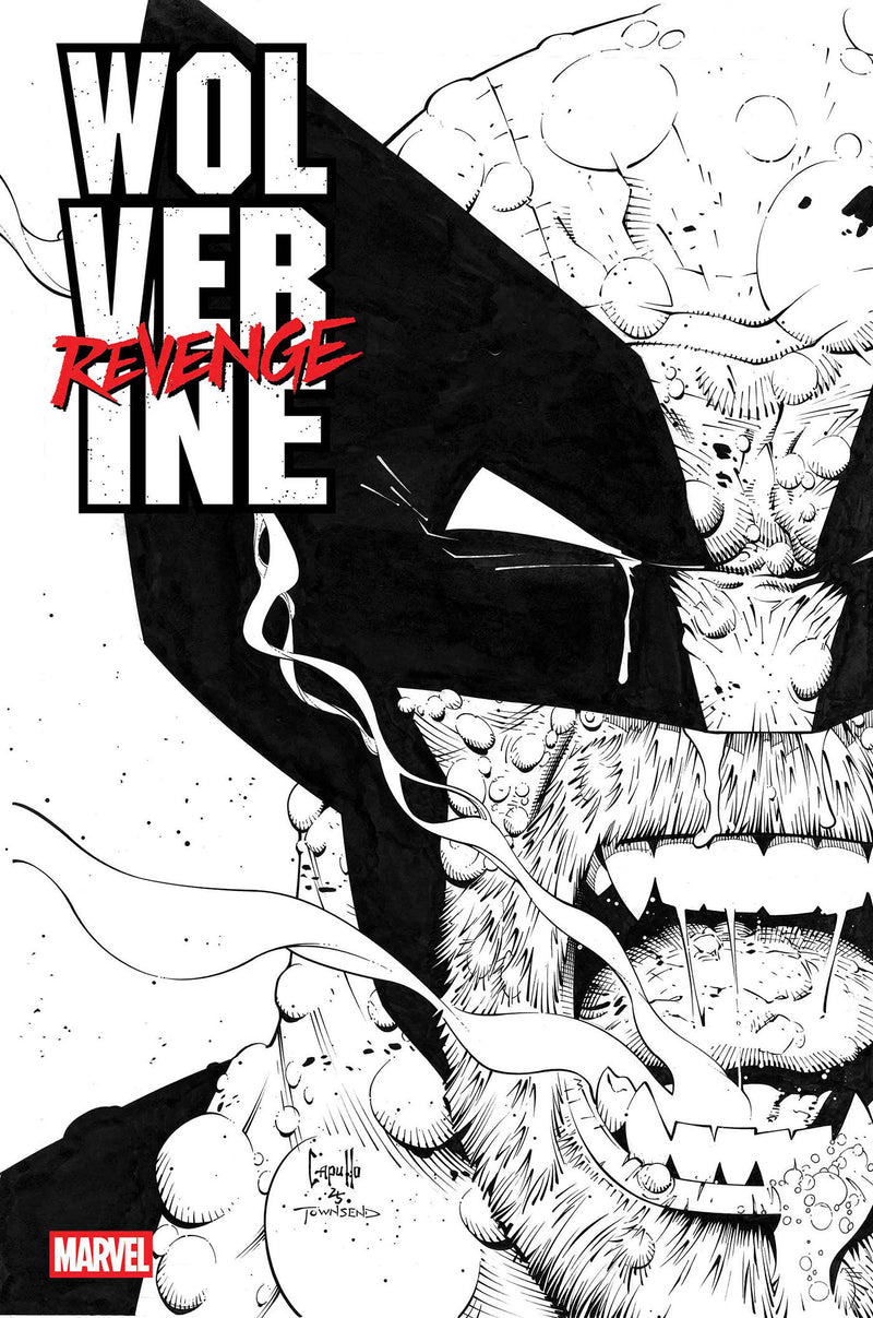 WOLVERINE REVENGE - RED BAND RAW - BLACK & WHITE EDITION #4 [POLYBAGGED]