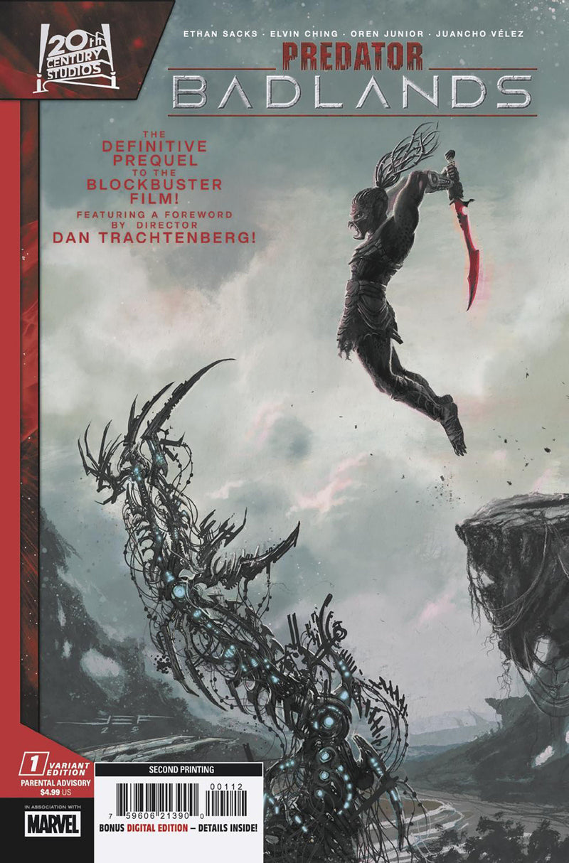 PREDATOR BADLANDS #1 JUAN FERREYRA 2ND PRINT VARIANT