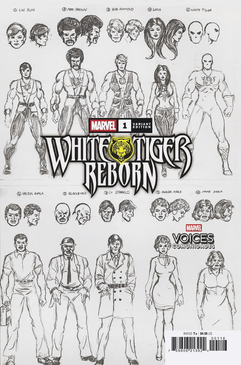 WHITE TIGER REBORN #1 GEORGE PEREZ HIDDEN GEM VARIANT