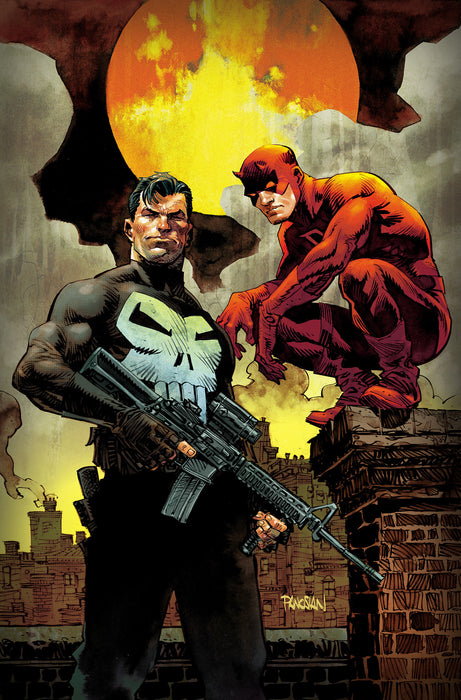 DAREDEVIL/PUNISHER THE DEVIL'S TRIGGER #1 DAN PANOSIAN RATIO VIRGIN 2ND PRINT VARIANT