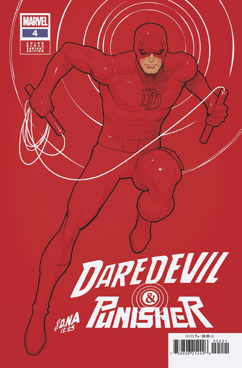 DAREDEVIL/PUNISHER THE DEVIL'S TRIGGER #4 DAVID NAKAYAMA COLOR BLOCK RED VARIANT