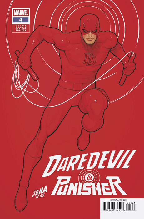 DAREDEVIL/PUNISHER THE DEVIL'S TRIGGER #4 DAVID NAKAYAMA COLOR BLOCK RED VARIANT