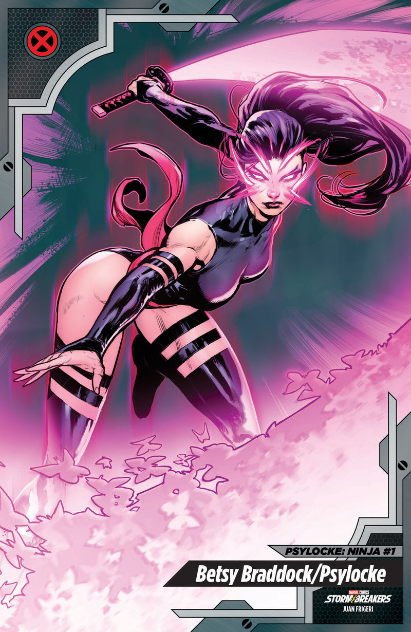 PSYLOCKE NINJA #1 JUAN FRIGERI X-MEN TRADING CARD VARIANT