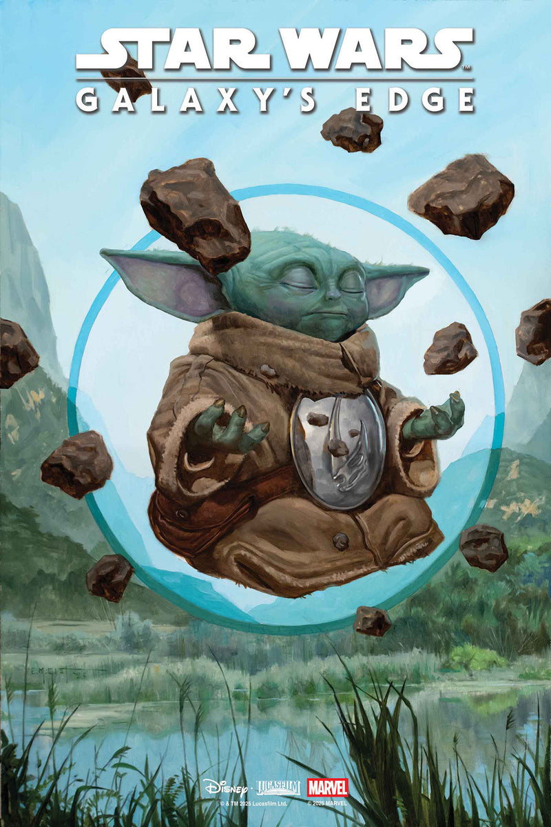 STAR WARS GALAXY'S EDGE - ECHOES OF THE EMPIRE #1 E.M. GIST MANDALORIAN & GROGU VARIANT