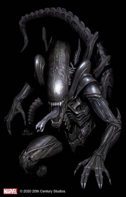 ALIEN #1 INHYUK LEE 1:500 RETAILER INCENTIVE VIRGIN VARIANT COVER 2021