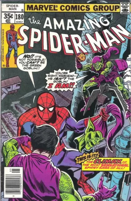 AMAZING SPIDER-MAN #180 1978 Origin & death of Green Goblin