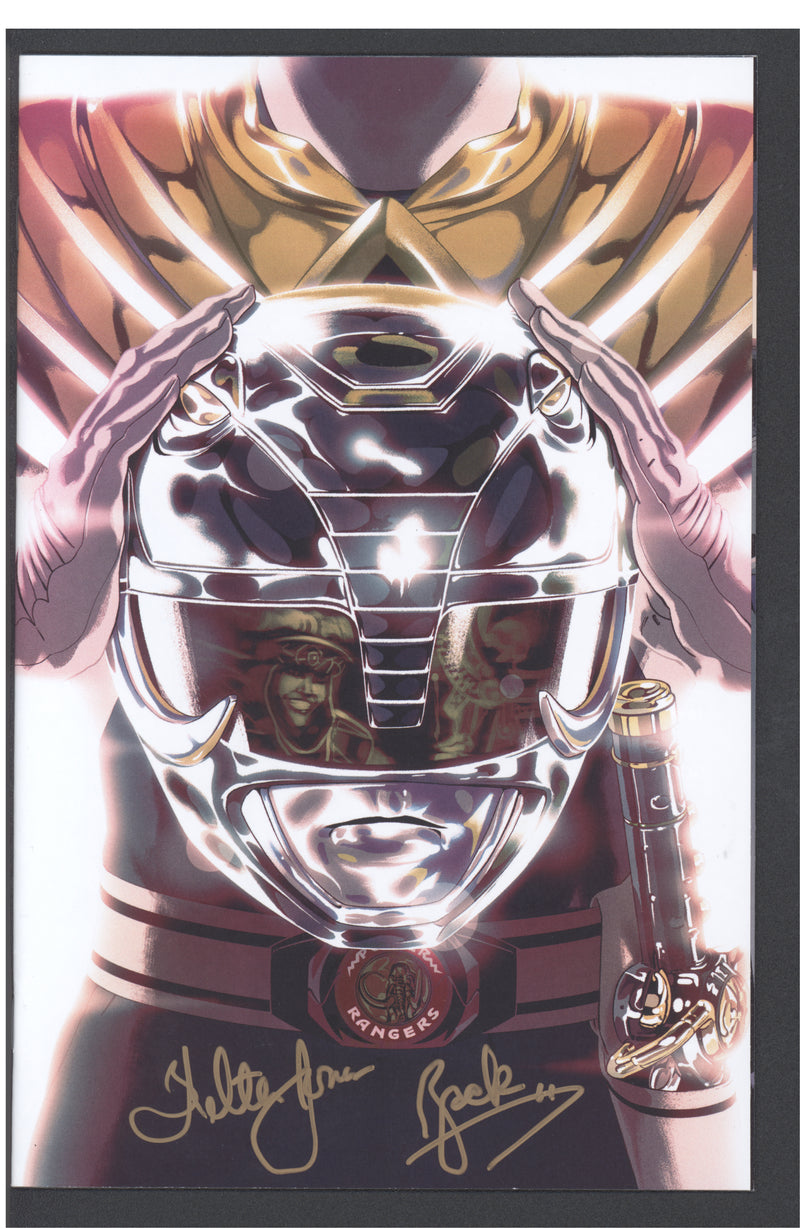 MIGHTY MORPHIN POWER RANGERS #5 SIGNED BY WALTER JONES "ZACK"
