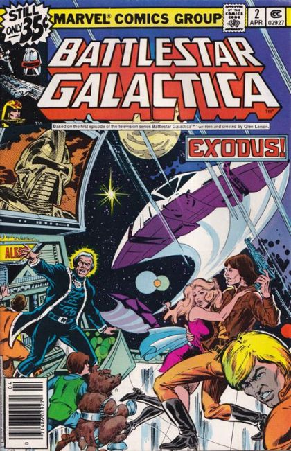 BATTLESTAR GALACTICA #2 VOL.1 NEWSSTAND EDITION 1979 MARVEL