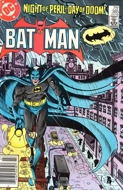 BATMAN #385 NEWSSTAND EDITION 1985