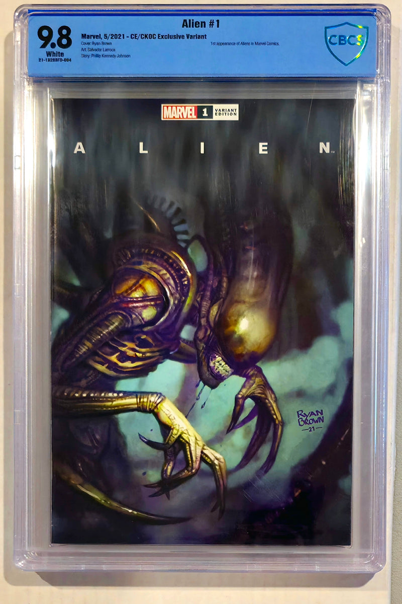 ALIEN #1 CBCS 9.8 RYAN BROWN TRADE