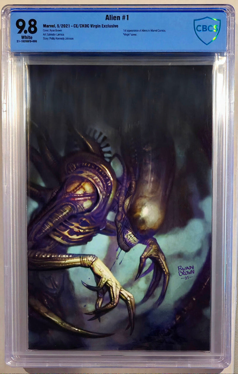 ALIEN #1 CBCS 9.8 RYAN BROWN VIRGIN