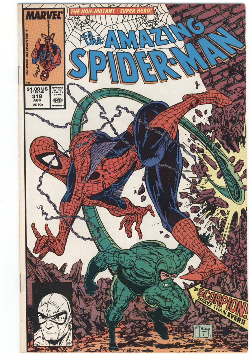 AMAZING SPIDER-MAN #318 DIRECT EDITION VOL. 1