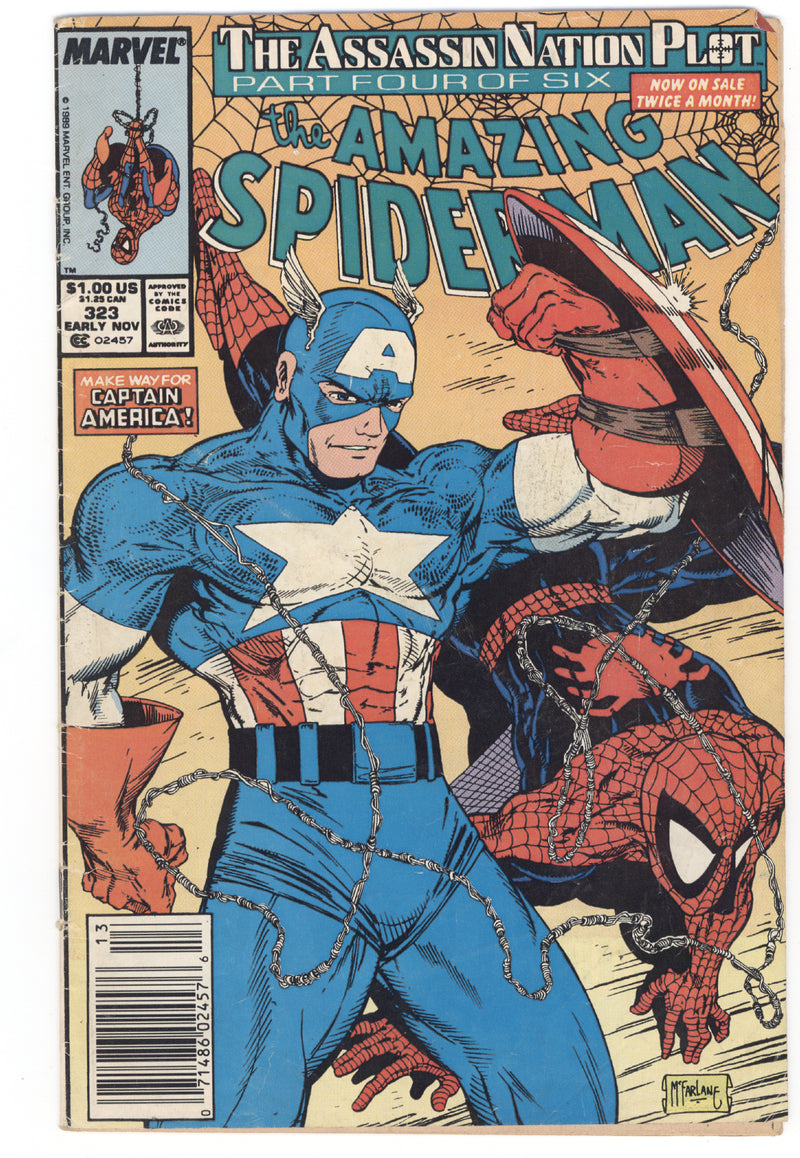 AMAZING SPIDER-MAN #323 NEWSSTAND EDITION VOL. 1