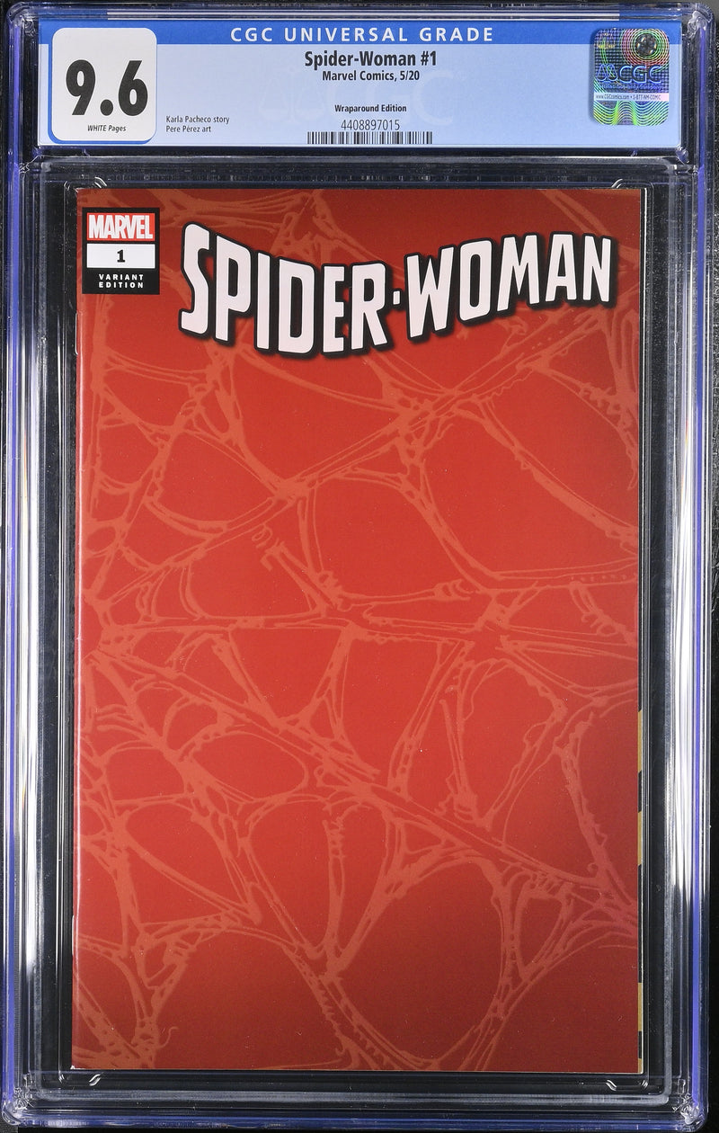 スパイダーウーマン #1 CGC 9.6 ペレ・ペレス ラップアラウンド