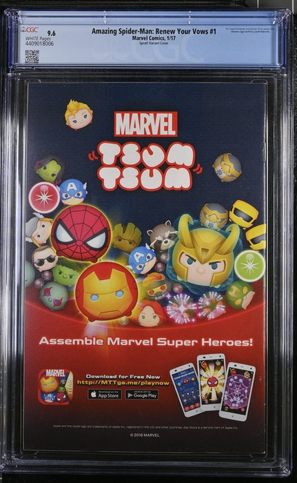 Amazing Spider-man Renew Your Vows #1 CGC 9.6 HIP HOP HOMAGE COVER