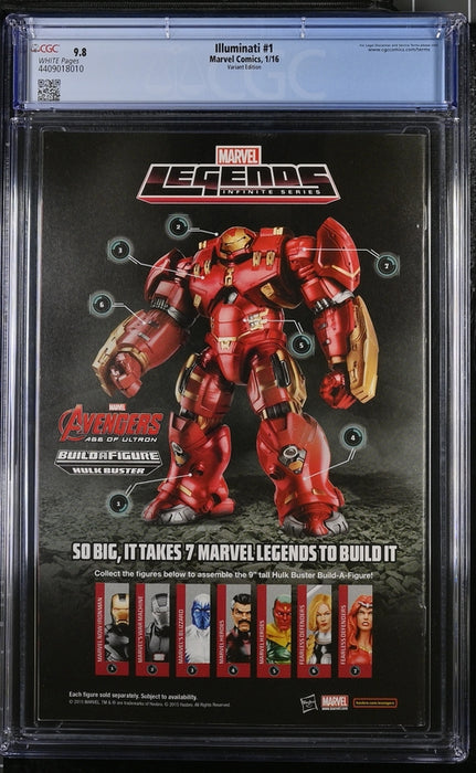 Illuminati #1 CGC 9.8 Ice-T's "Power" HIP HOP HOMAGE COVER