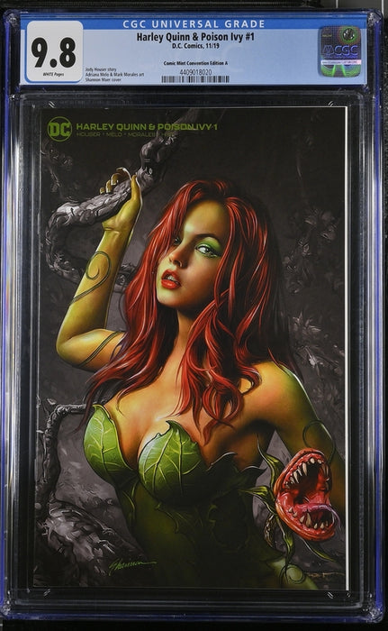 Harley Quinn & Poison Ivy #1 CGC 9.8 SHANNON MAER NYCC 2019 Colour Splash Variant