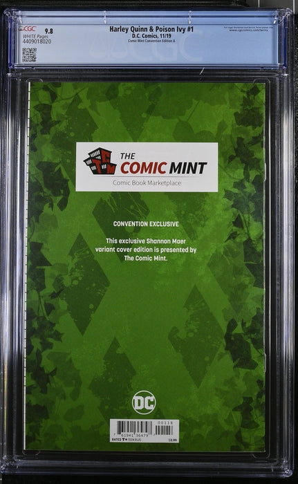 Harley Quinn & Poison Ivy #1 CGC 9.8 SHANNON MAER NYCC 2019 Colour Splash Variant