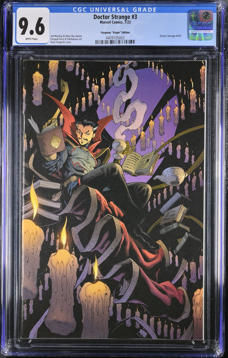 DOCTOR STRANGE #3 CGC 9.6 STEGMAN VIRGIN 1:50 5/23