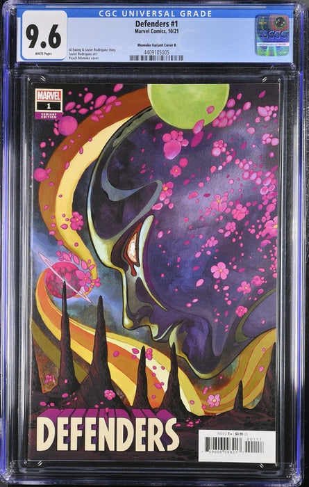 DEFENDERS #1 CGC 9.6 1:50 PEACH MOMOKO SILVER SURFER BLACK