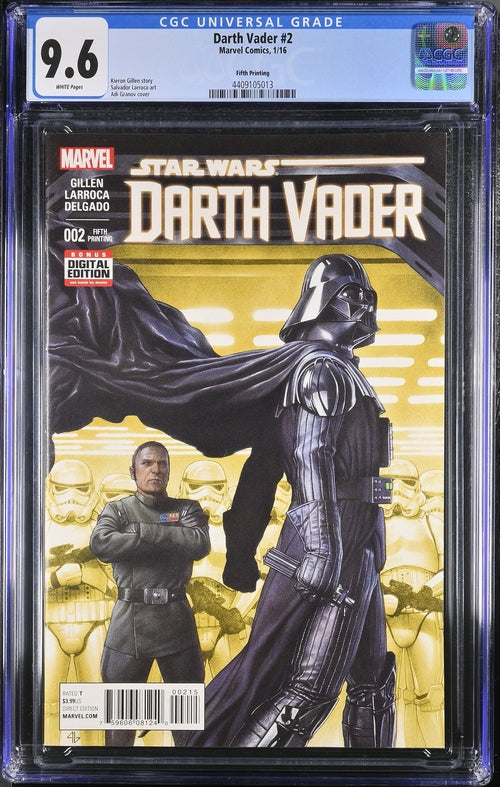 スター・ウォーズ ダース・ベイダー #2 CGC 9.6 5TH PRINT