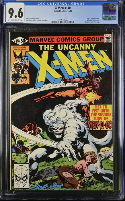 X-Men #140 CGC 9.6 12/1980